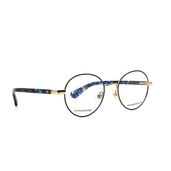 NEW KATE SPADE MARCIANN LKS BLUE GOLD AUTHENTIC EYEGLASSES FRAME - Picture 2 of 12
